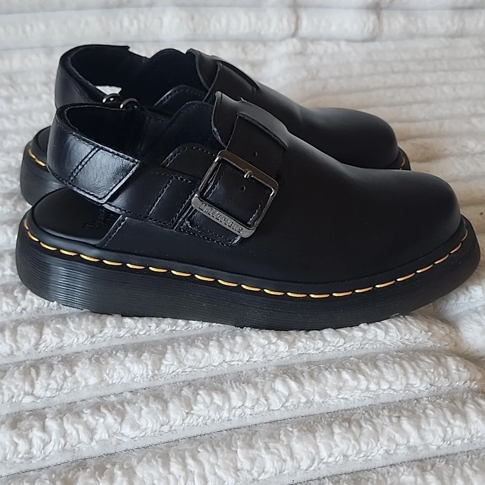 Black Dr. Martens Jorge II Mules - Picture 3 of 7